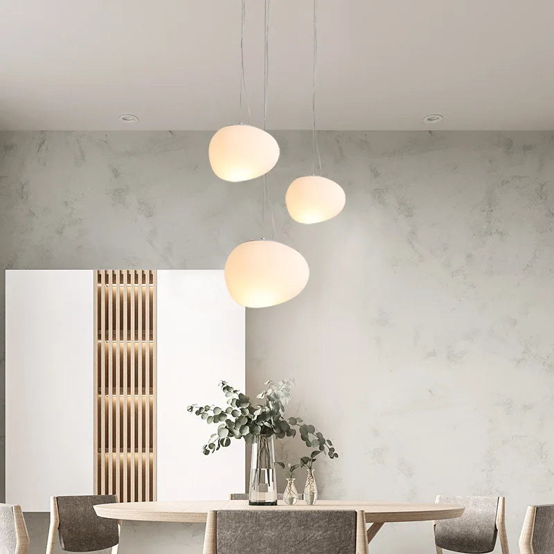 Irregular Glass Ball Pendant Light - Modern Minimalist Ceiling Chandelier Tidesmit