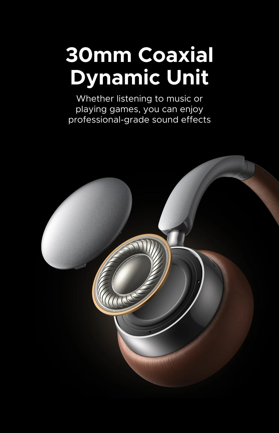 Wireless Headphones with Active Noise Cancellation | Cloud Foam Comfort Tidesmit