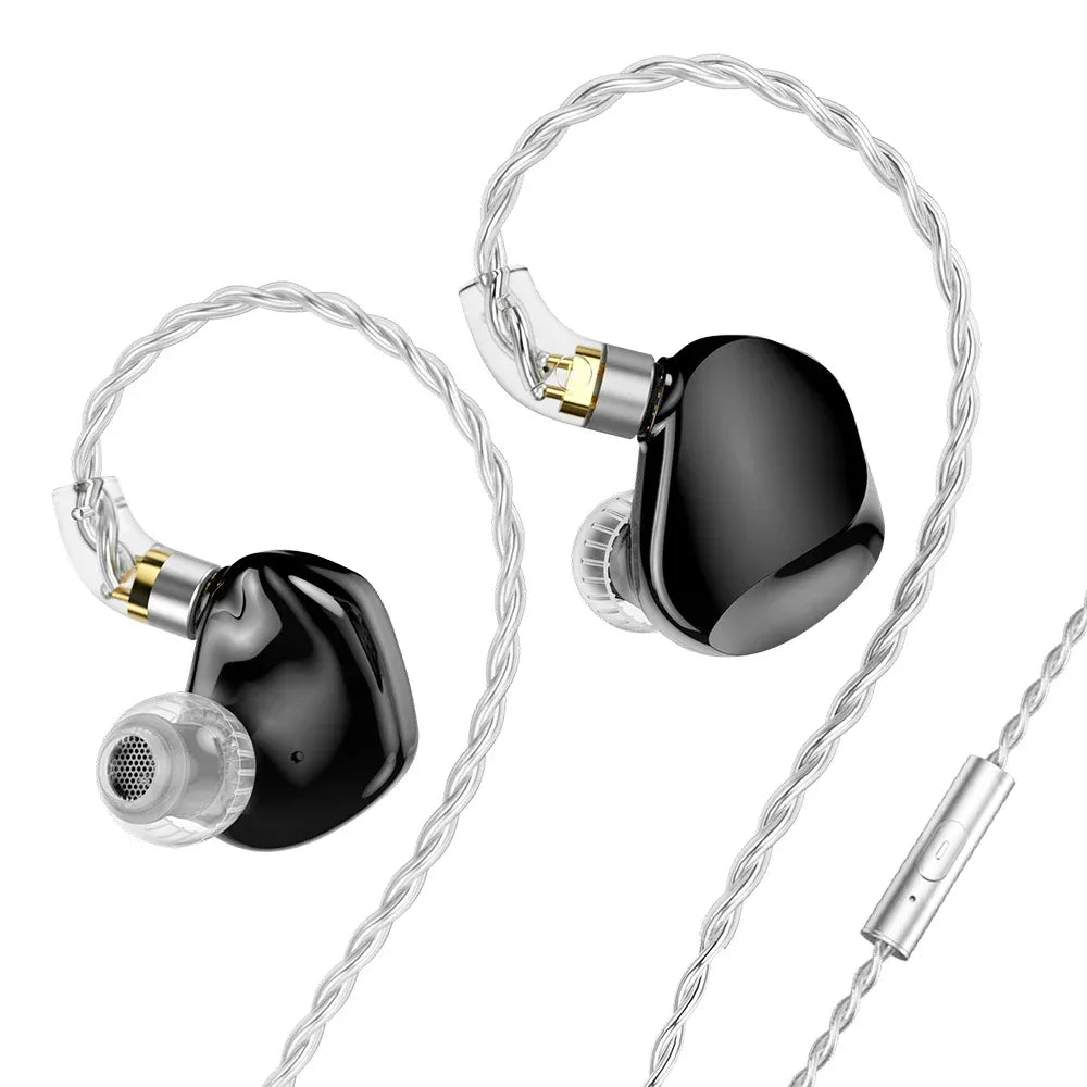 Tidesmit 9-Driver Hybrid In-Ear Monitors | HiFi Wired Noise-Isolating Earphones 3.5 Black mic China Mainland Tidesmit