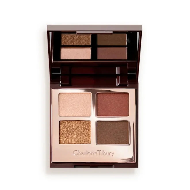 Tidesmit 9 color rose pink eyeshadow palette featuring matte pearly and glitter finishes for face makeup texture swatch