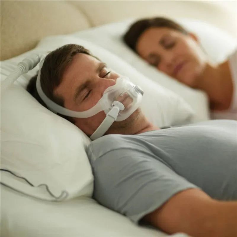 Full Face Mask for Philips Dreamwear Anti Snoring Mouth Nose Mask Auto CPAP Bipap Sleep Apnea With Mask Frame Headgear Hose