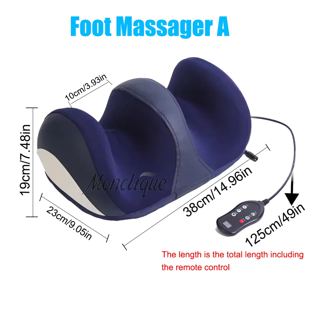 Electric Foot Massager with Shiatsu Kneading & Heat Therapy | Tidesmit Relaxation Treatment Tidesmit