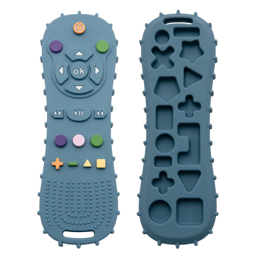 Remote control teether Baby anti-feeding children's teethers Silicone environmental protection material