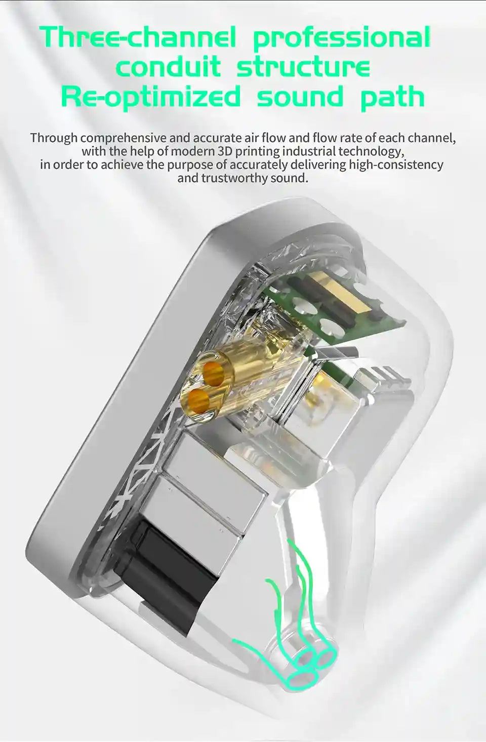 KZ AS16 Pro 16BA Hi-Fi In-Ear Monitors with Precision Noise Isolation Tidesmit