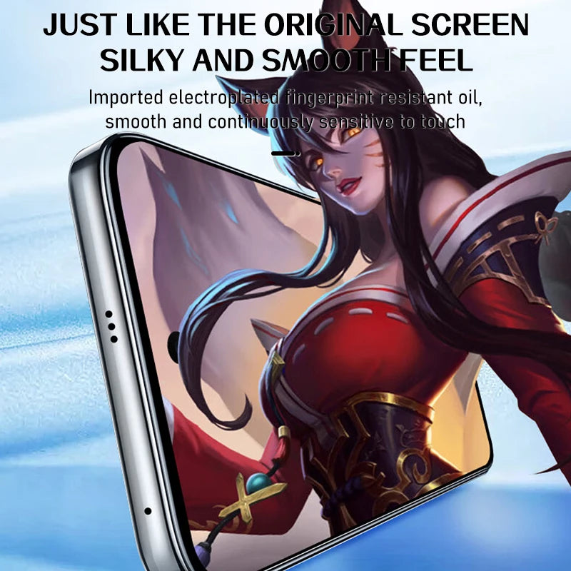 3PCS Fingerprint Unlock Tempered Glass Screen Protectors for Samsung Galaxy S25 S24 Ultra S23 S22 Plus S25Ultra HD Film Cover AE Tidesmit