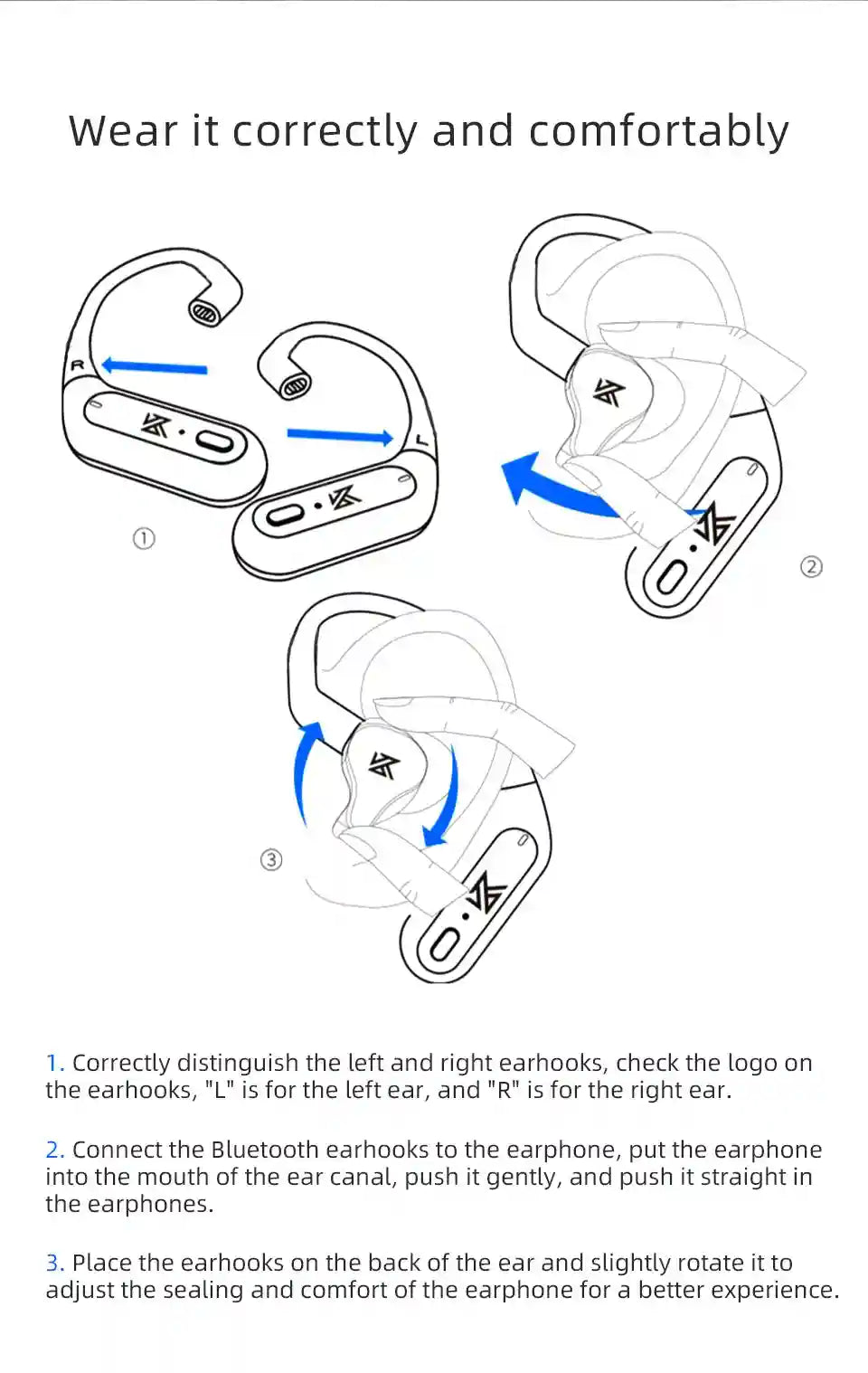 Wireless Bluetooth Earphone Adapter for KZ C Pin | Tidesmit AZ09 Pro Tidesmit