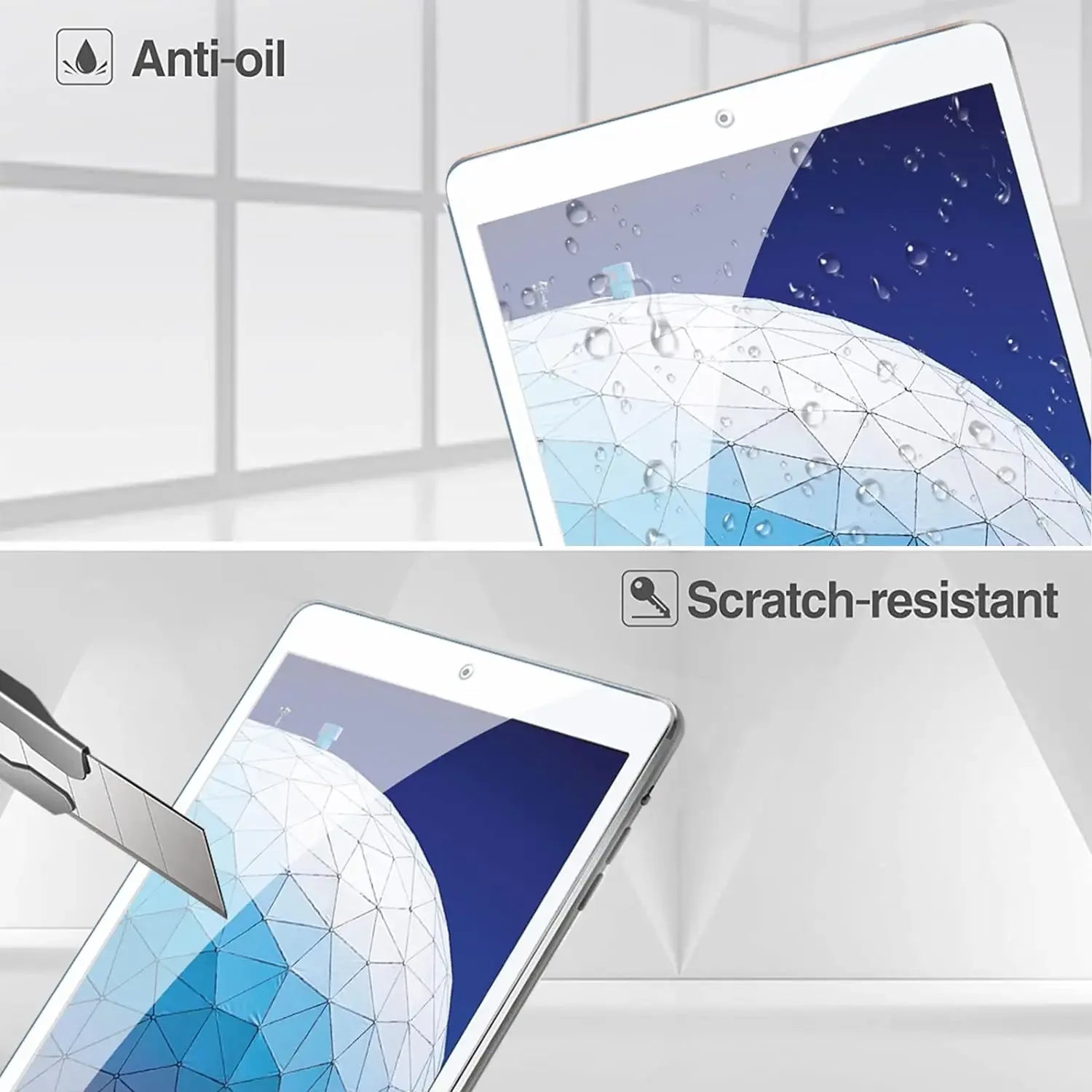 iPad Air 3 Screen Protector - 9H Tempered Glass 2-Pack by Tidesmit Tidesmit