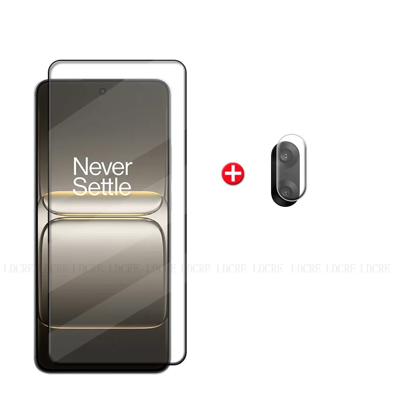 6-in-1 For Oneplus Nord CE 5 Tempered Glass Oneplus Nord CE 5 Glass 9H Full Cover Screen Protector Oneplus Nord CE 5 Lens Glass AE 1 Glass and 1 Len OnePlus Nord CE5 Tidesmit