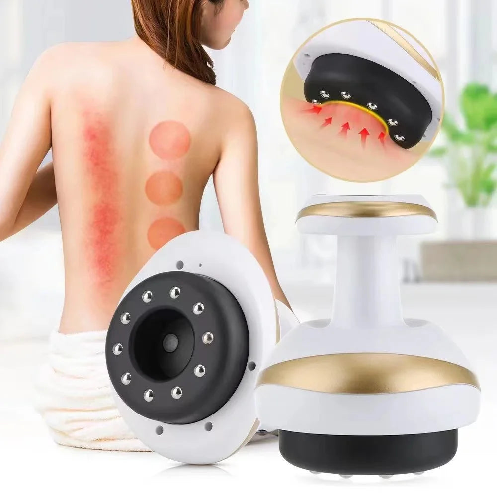 Electric Guasha Body Massager with Heat Therapy and Suction Body Shaping Massage Equipment Tidesmit