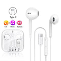 Tidesmit USB-C Wired Earphones With Noise Canceling Mic - 1 Pair Type C Tidesmit