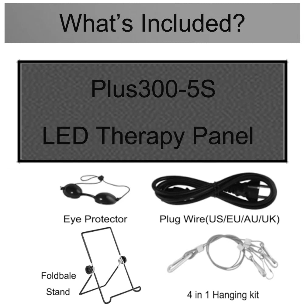 LED Red Light Therapy Panel Full Body 630nm 660nm 810nm 830nm 850nm Near Infrared Lamp Therapy Device P300 P500 P900 P1500 P2000