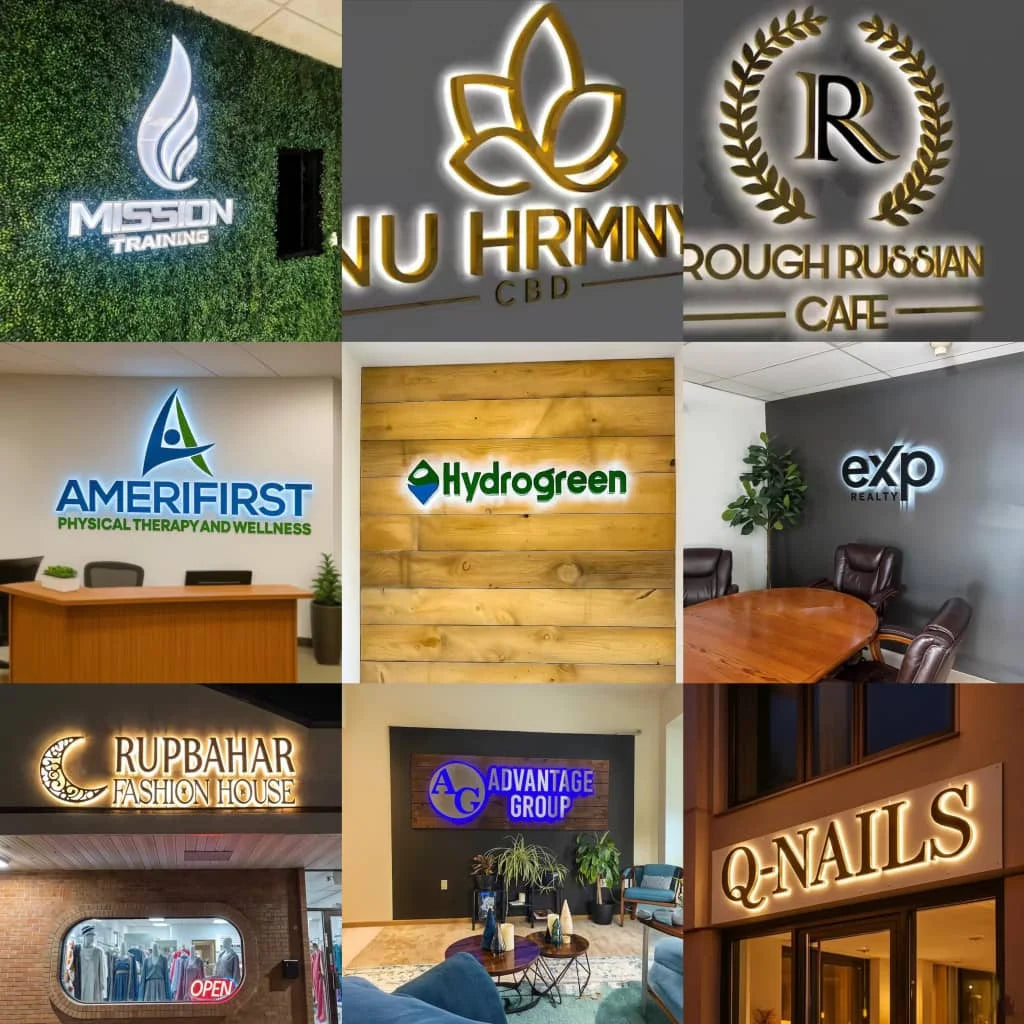 Custom LED Backlit Metal Sign | Professional Content Creation Lighting Tidesmit