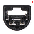 Sirreepet black plastic replacement back platform for 5-in-1 pet clipper blades; repairs Chromado and Bravura clippers.