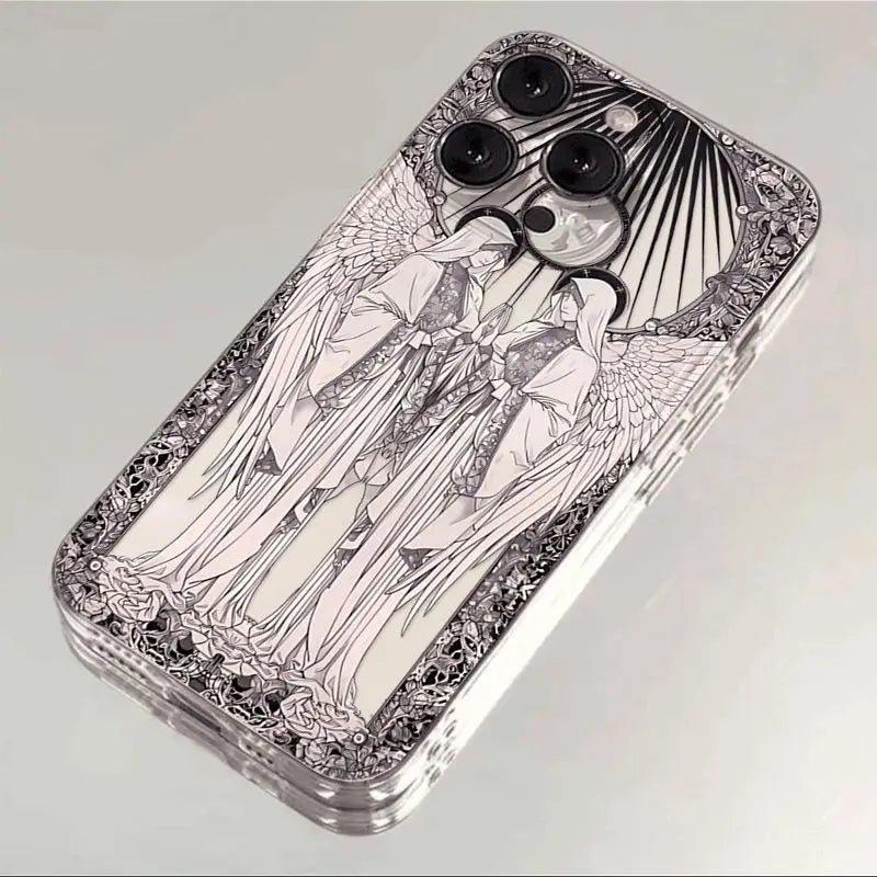 Cupid Angel iPhone Case - Shock-Absorbing Protective Cover by Tidesmit 2 Tidesmit