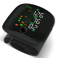 Rechargeable Wrist Blood Pressure Monitor Medical Tensiometro Health Sphygmomanometer Tonometer Heart Rate USB LED Display