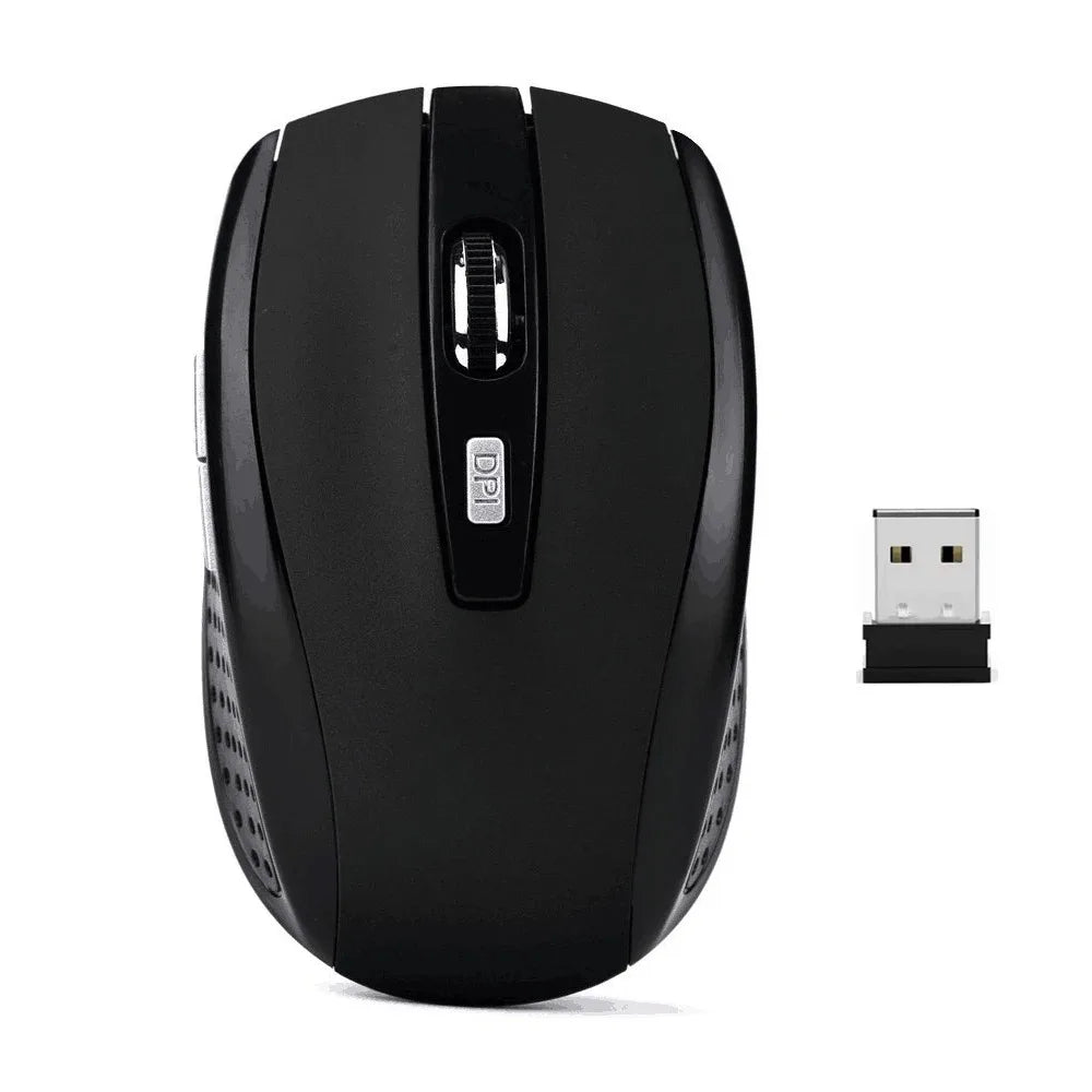 2.4G Wireless Mouse Gaming Mouse Ergonomic Mouse 6 Buttons 800-1200-1600 DPI Optical Office Mouse Mice for PC Laptop MacBook