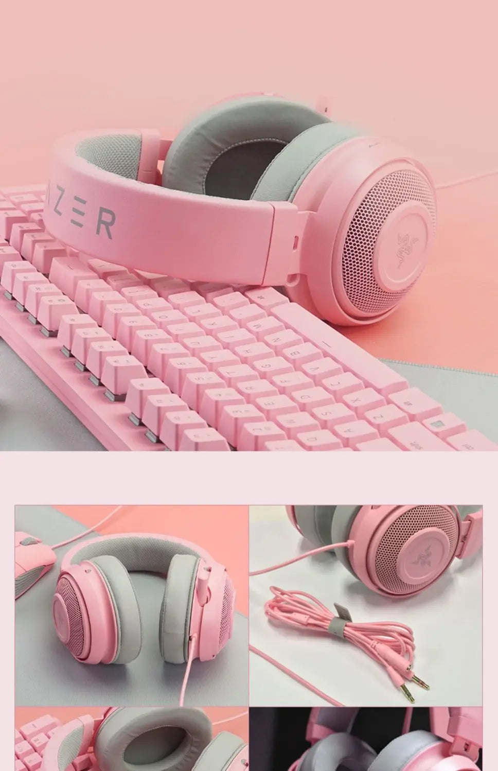 Tidesmit Wired Gaming Headset with Mic - Low Latency Over-Ear Comfort Tidesmit