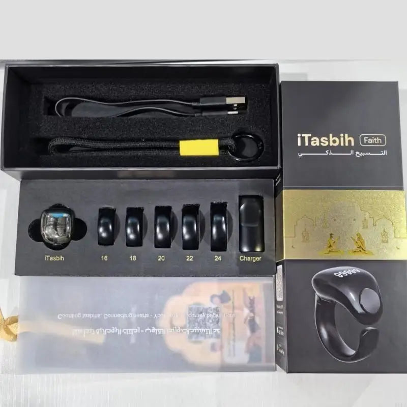 Digital Zikr Ring | Smart Health Monitor & Fitness Tracker Ring Tidesmit