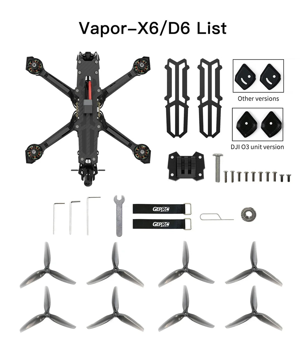 FPV Drone 6 Inch Analog Freestyle X-Shaped Quadcopter | Tidesmit Tidesmit