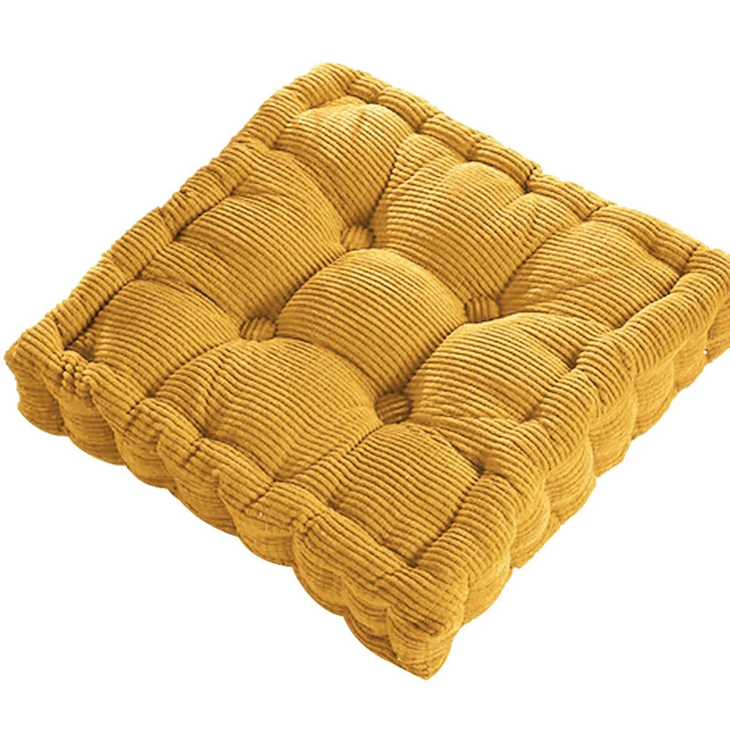 Meditation Floor Square Pillow For Seating On Floor Solid Tufted Thick Pad Cushion For Yoga Balcony Chair Seat Cushions