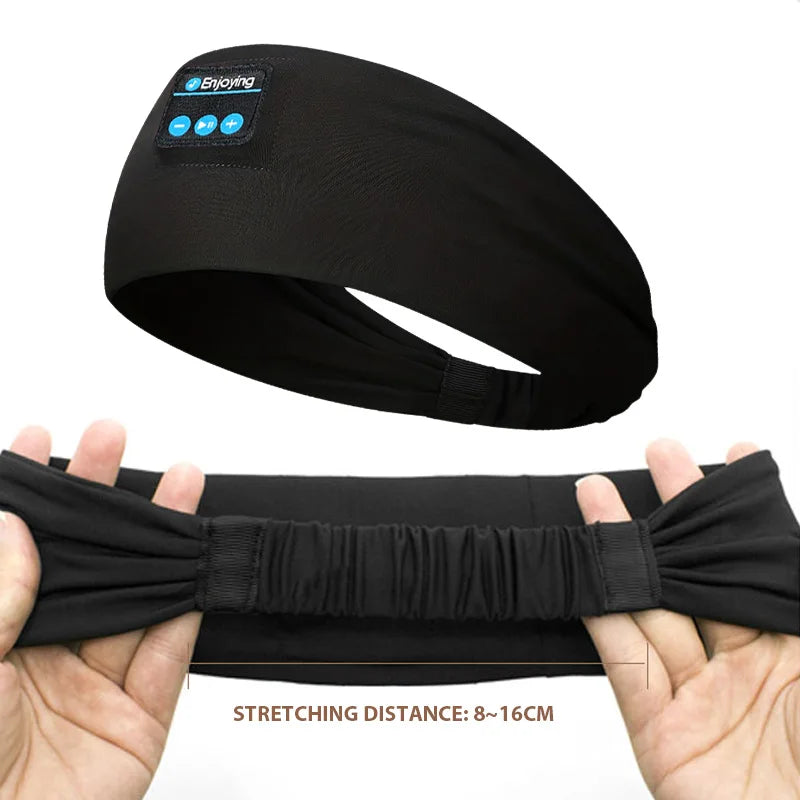 Bluetooth Sleep Headphones Headband – Wireless Sports Soft Fabric Band Tidesmit