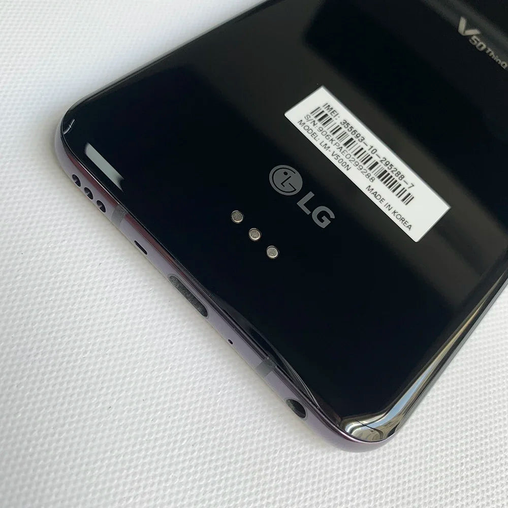 LG V50 ThinQ 4G LTE 5G Cell Phone 6.4' 6GB +128GB ROM Dual Front Triple FingerprRear Camera Unlocked LG V50 Mobile Phone
