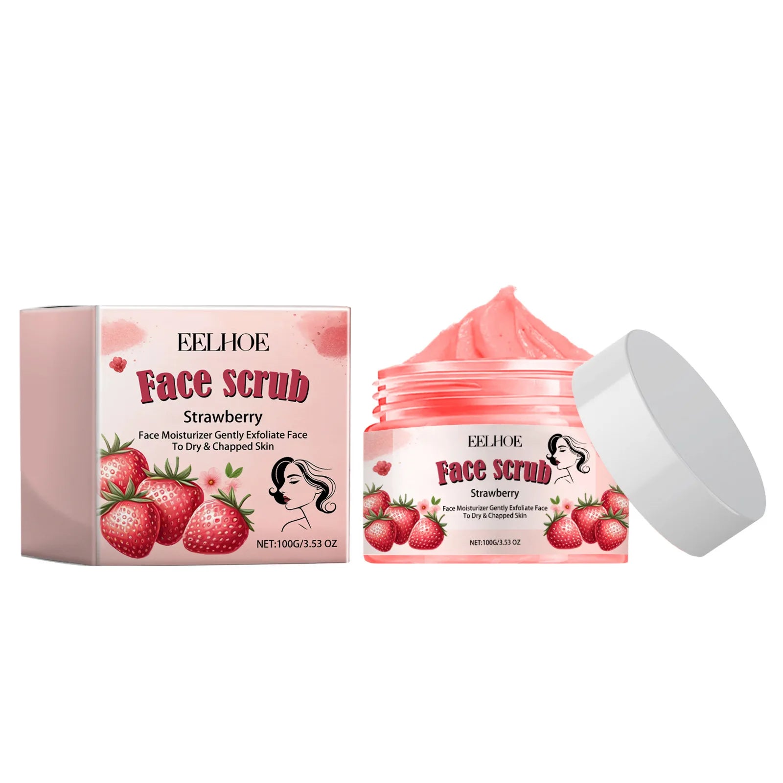 Facial Scrub for Dead Skin Removal - Salon-Quality Pore Tightening Exfoliator Scrubs Treatments Tidesmit