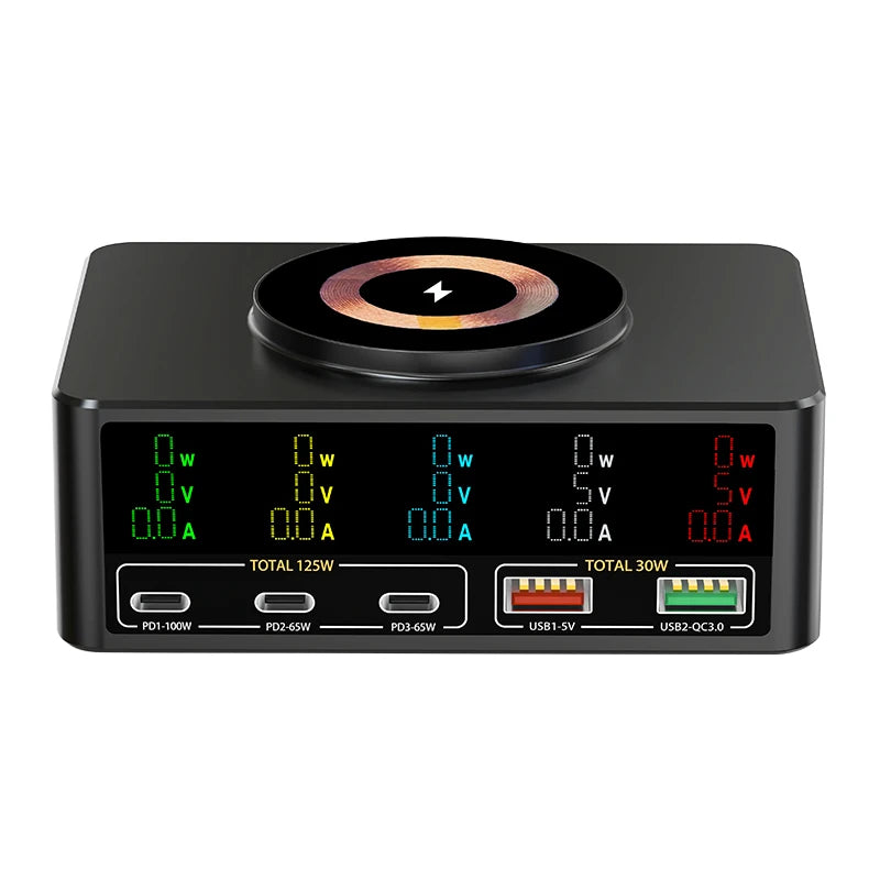 220W GaN USB-C Fast Charger Station for Multi-Device Charging 818C 140W Tidesmit