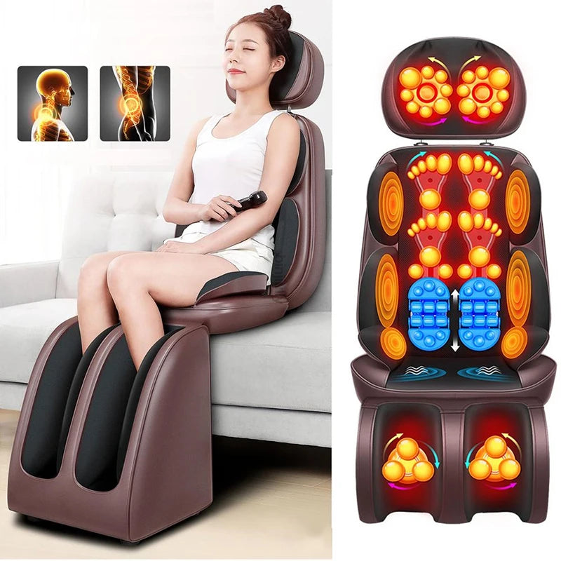 Full Body Electric Massage Cushion with Heat Therapy - Tidesmit Massage Cushion Tidesmit