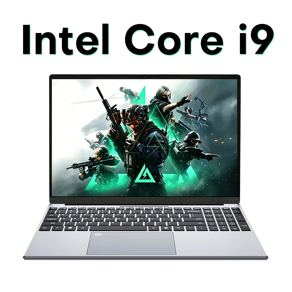 15.6"Laptop Bag Intel Core i9 10980HK Windows 11 Gaming PC 16GB RAM Computer 1TB 2TB SSD Fingerprint Unlock Backlight 4K Laptops