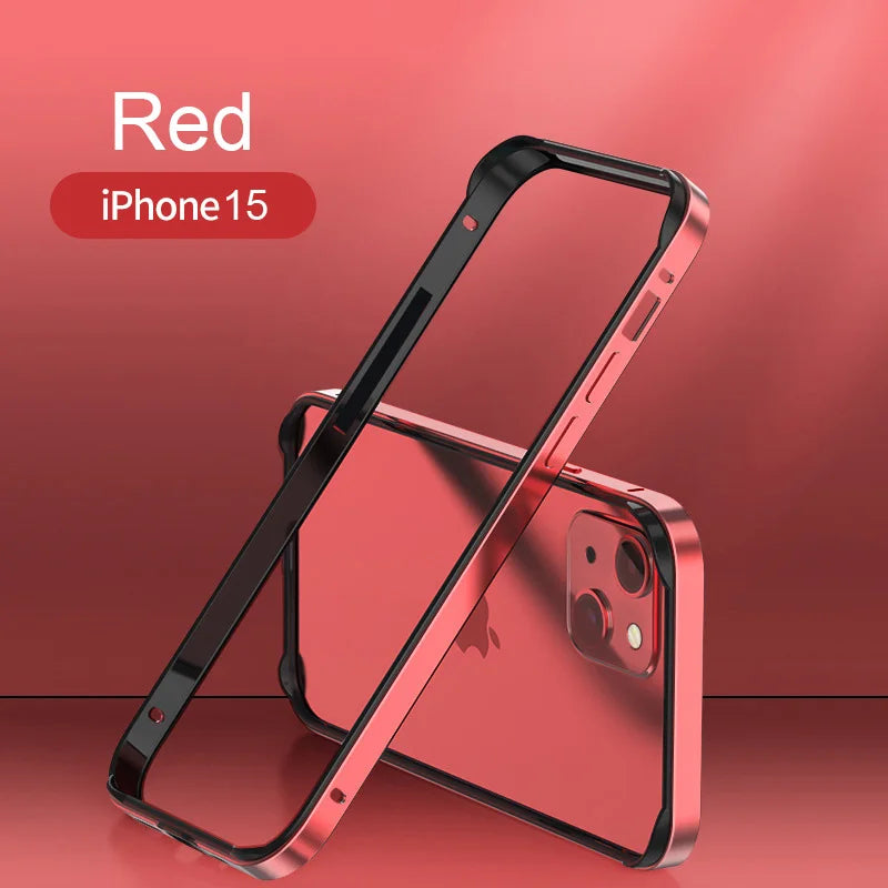 iPhone 17 Aluminum Bumper Case - Slim Military-Grade Metal Frame Tidesmit