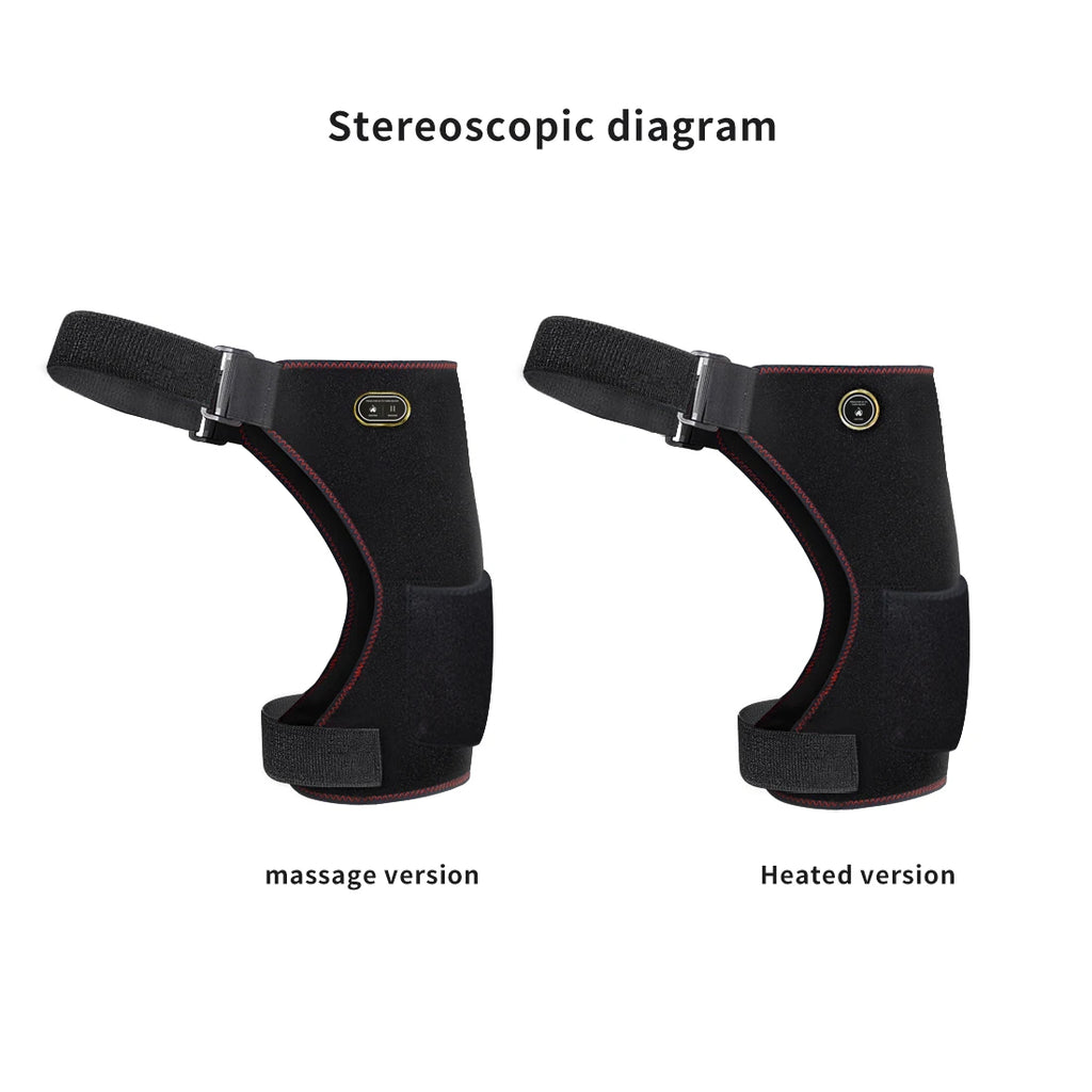 Heated Hip Brace With Vibration Massage - Muscle Recovery Support Fascia Gun Tidesmit