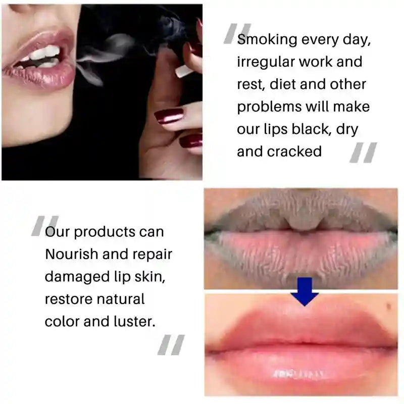 Lip Exfoliating Scrub and Moisturizing Balm Set for Dark Lips - Tidesmit Lip Care Tidesmit