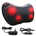 Electric Neck and Back Massager with Heat Therapy - Deep Tissue Relief Massage Cushion Black US Plug Tidesmit