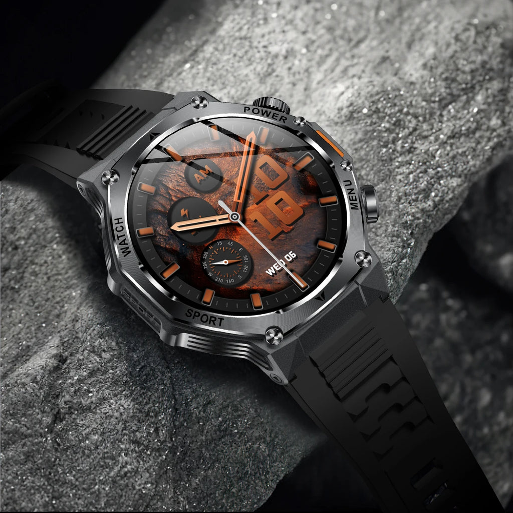 YLL-AK82 Outdoor Sport for Smart Watch Fitness Tracker Sleep Tracker IP67 Waterproof AMOLED Screen Heart Rate Monitor
