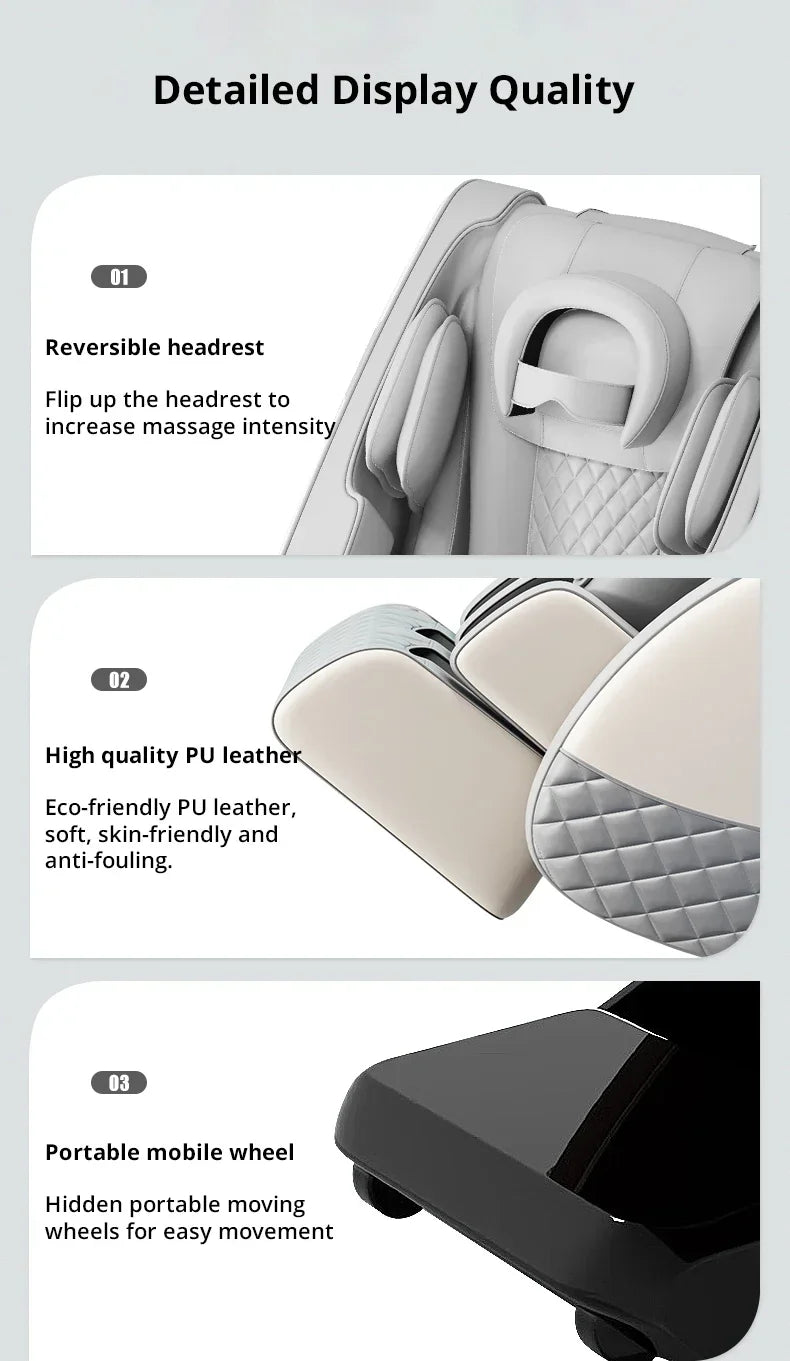 Tidesmit Zero Gravity Massage Chair with Heat Therapy - Full Body Relief Massage Chairs Tidesmit