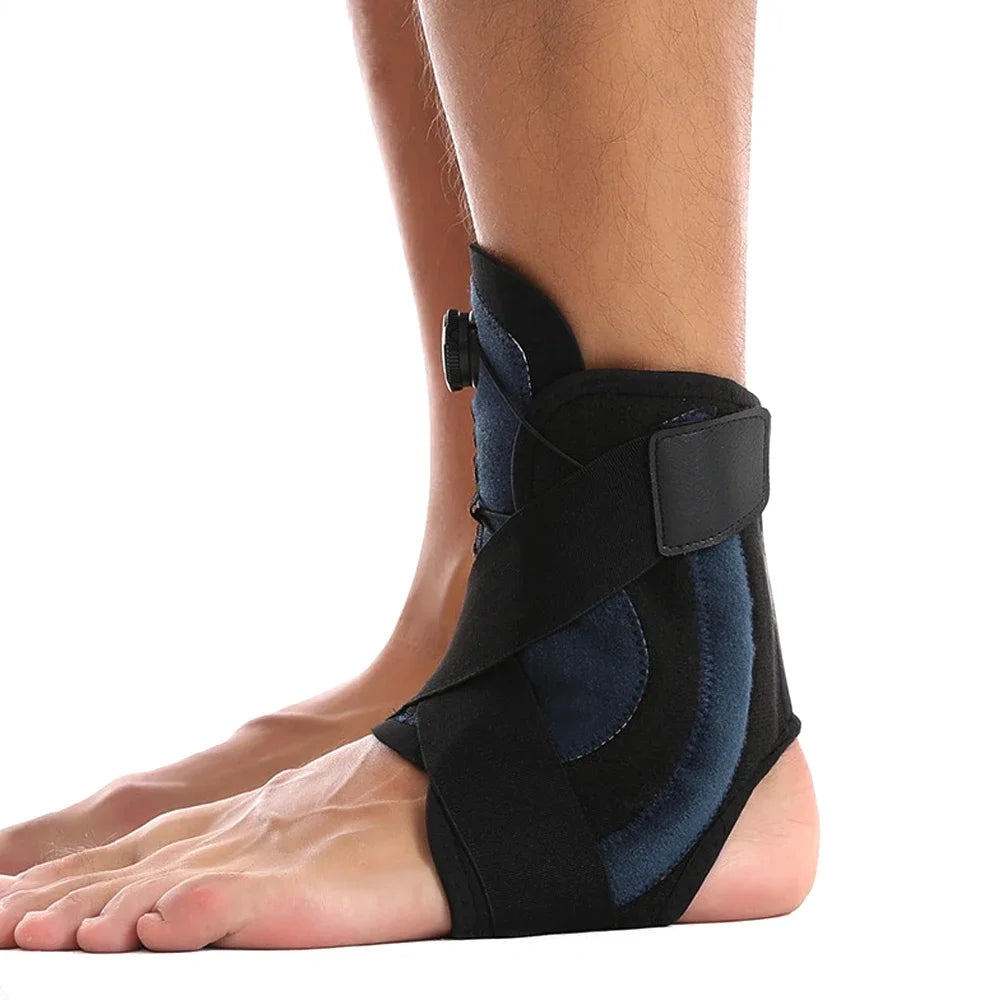 Adjustable BOA Ankle Brace Support Sport Fitness Ankle Protector Sprain Recovery Stabilizer Foot Care Pain Relief Ankle Wrap