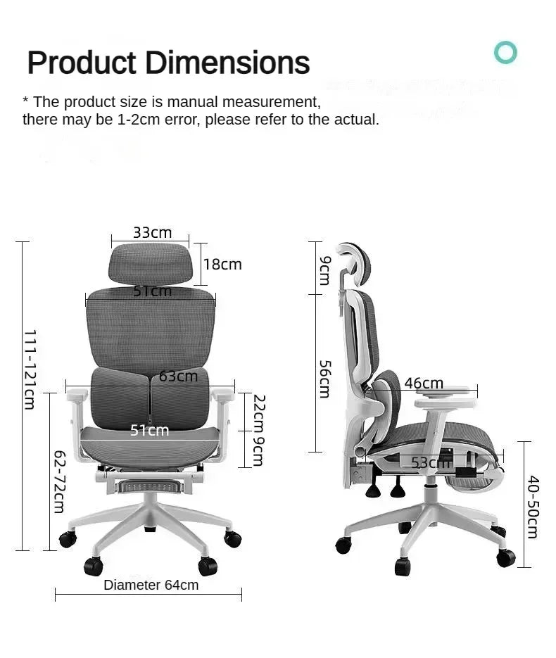Massage Office Chair with Adjustable Lumbar Support - Ergonomic Tidesmit Massage Chairs Tidesmit