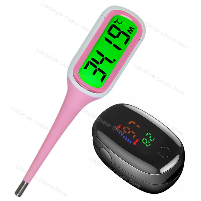Hot Baby Digital Underarm Electronic Thermometer 8 Seconds Fast Measurement Celsius Fahrenheit Soft Head Oral Body Temperaturer