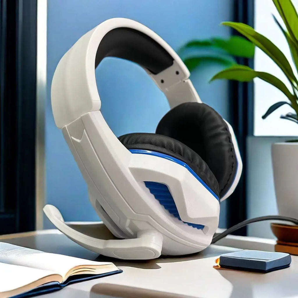 Wired Gaming Headphones with Noise-Cancelling Mic for PC and PS4 Default Title Tidesmit