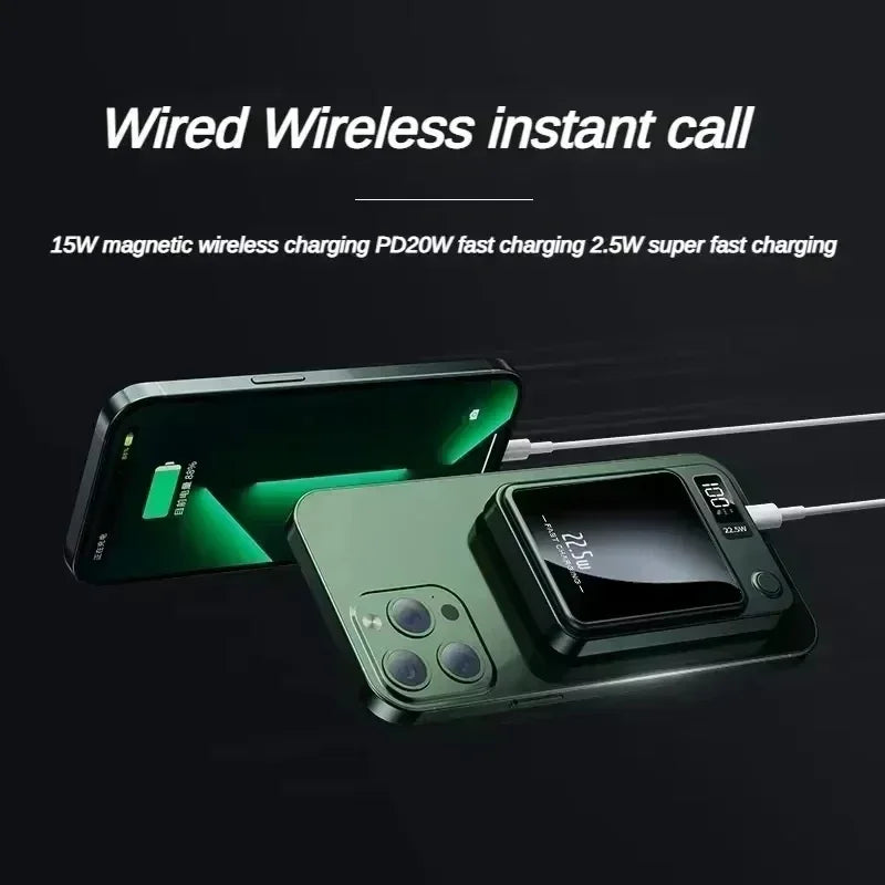 Tidesmit 100000mAh Magnetic Fast Charging Power Bank - High Capacity Tidesmit