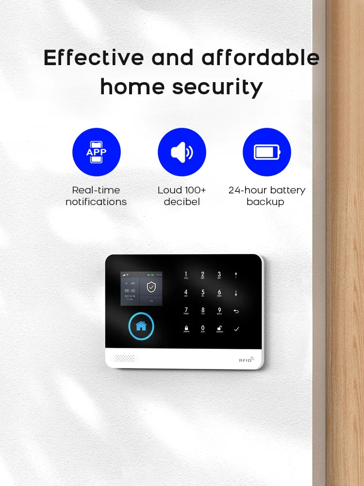 Wireless Home Security Alarm System WiFi GSM Smart Kit by Tidesmit Tidesmit