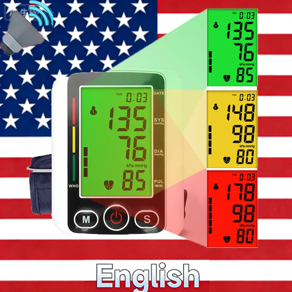 digital baumanometer blood pressure monitor take blood pressure meter medical digital upper arm tensiometers heart rate meter