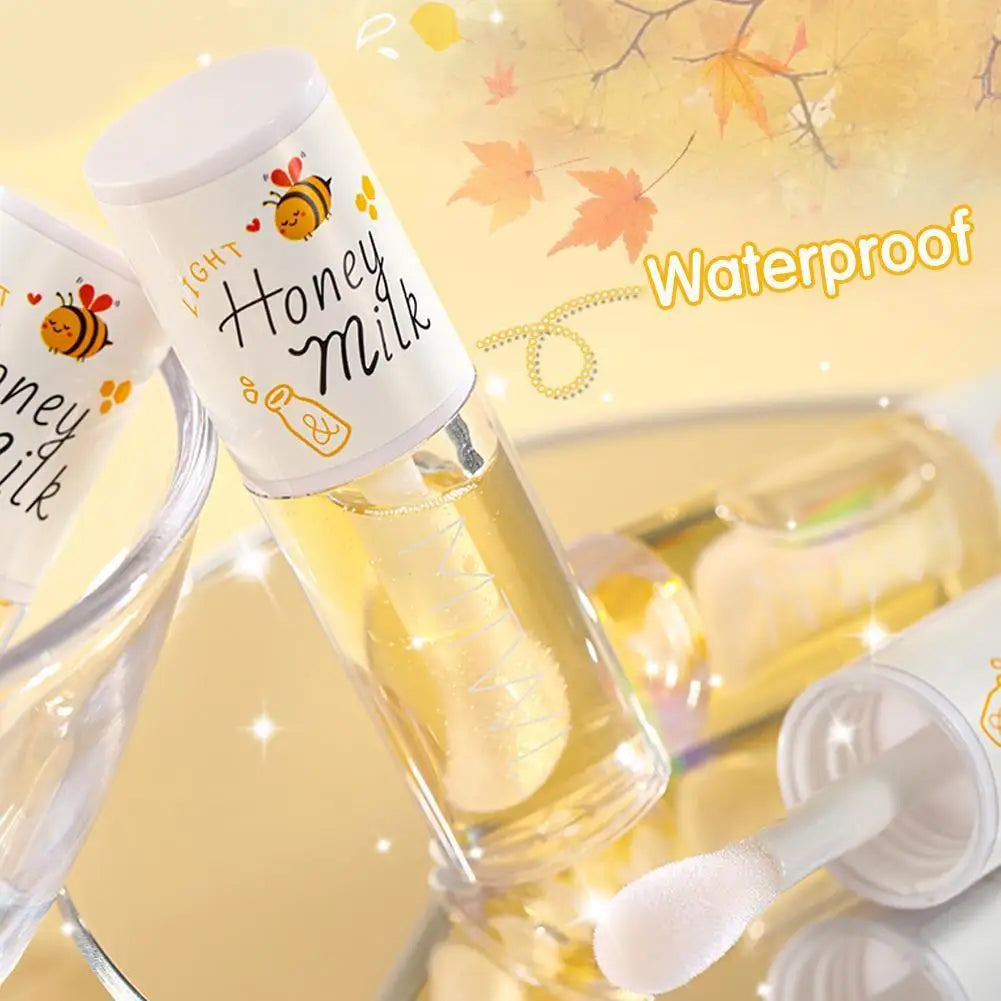 Honey Peach Lip Oil - Moisturizing Lip Serum for Daily Hydration Lip Care Tidesmit