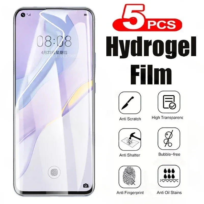 Hydrogel Screen Protector for OPPO Find X Series - 5 Pack 5Pcs Hydrogel Film Tidesmit