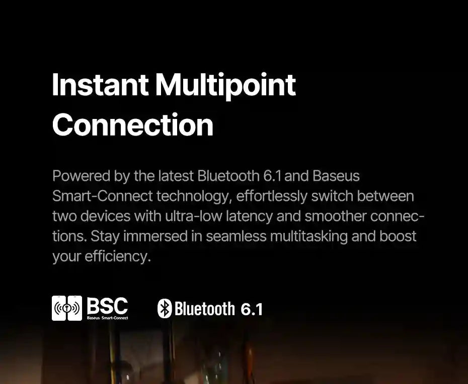 Wireless Noise Cancelling Headphones: 100Hr Playtime - Over-Ear ANC Tidesmit