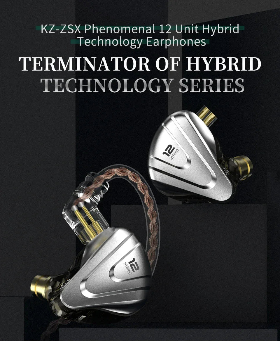 12 Driver Hybrid HiFi In-Ear Monitors | Tidesmit ZSX Series Tidesmit