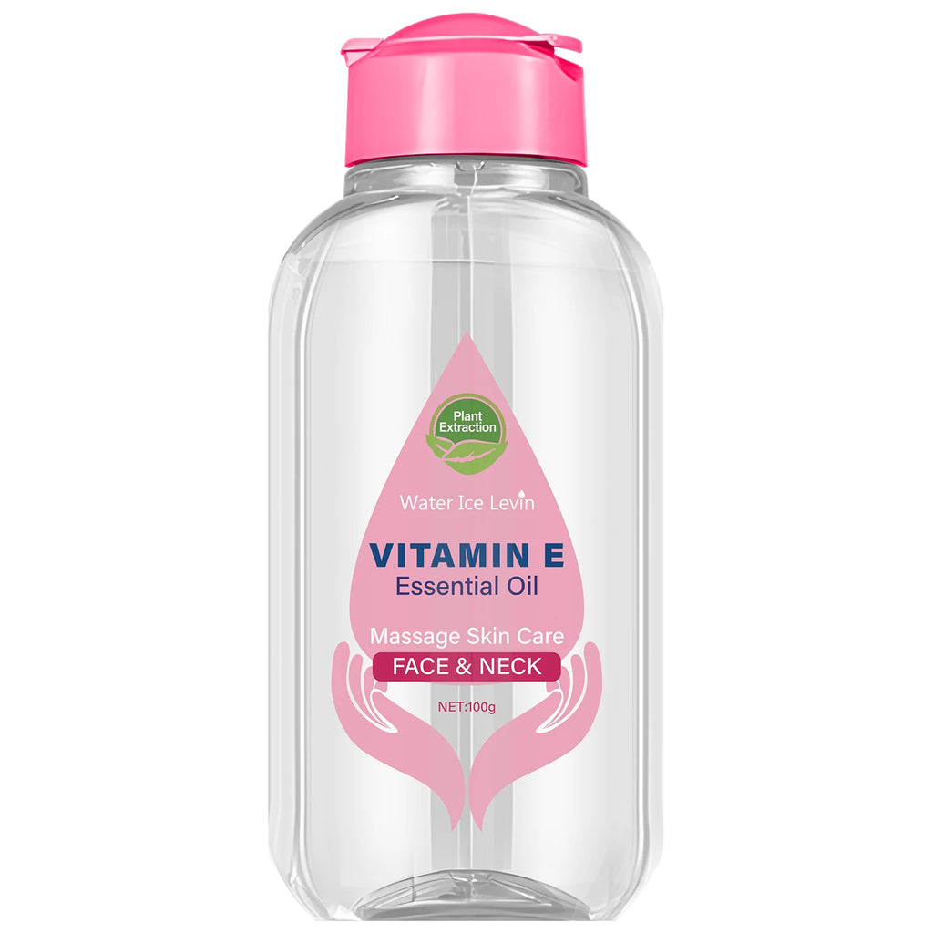 Vitamin E Essential Oil with Niacinamide & Ceramide - Face & Neck Massage Skin Care for Even Tone