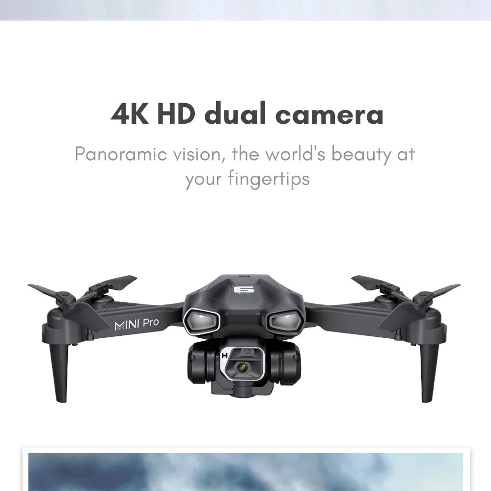 4K Camera Drone with Optical Flow Positioning - Foldable RC Aircraft Tidesmit