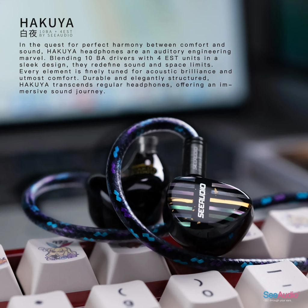 SeeAudio HAKUYA 14-Driver Hybrid In-Ear Monitors by Tidesmit Tidesmit